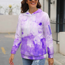Charger l'image dans la galerie, NH Sweat à capuche à manches épaules tombantes femme personnalisé avec photo et image (Conception multi-images)