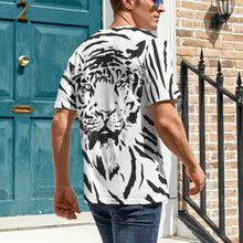 Charger l'image dans la galerie, T-shirt tee shirt homme NT impression complète personnalisé avec photo texte (conception multi-images)