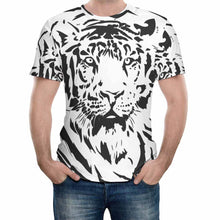 Charger l'image dans la galerie, T-shirt tee shirt homme NT impression complète personnalisé avec photo texte (conception multi-images)