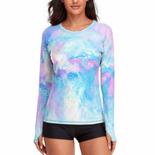 Charger l'image dans la galerie, T-shirt tee shirt anti-uv de protection solaire avec chemise à manches longues NZ143 femme personnalisé avec photo logo et texte