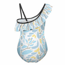 Charger l'image dans la galerie, Maillot de bain une pièce à volants pour fille NT010 personnalisé avec photo motif et texte