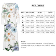 Charger l'image dans la galerie, Maxi robe à manches longues / robe de cocktail avec imprimé all-over A120 personnalisés avec photo logo ou texte