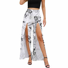Charger l'image dans la galerie, NZ2205074 Pantalon pantalon large fendu MP femme personnalisé avec photo (Image unique)