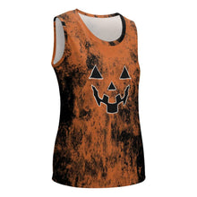 Charger l'image dans la galerie, Gilet tank top col rond ample femme YB personnalisé avec photo logo texte motif (impression d’image unique)