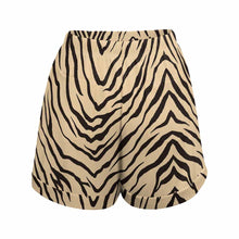 Charger l'image dans la galerie, HP Short ample taille haute femme avec lacets personnalisé avec photo logo motif texte (Impression d'image unique)