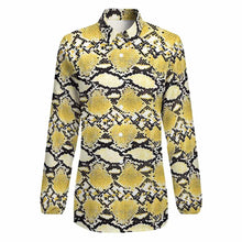 Charger l'image dans la galerie, Chemise blouse à manches longues chemisier femme décontracté HS personnalisé avec photo logo motif texte (Impression d'image unique)