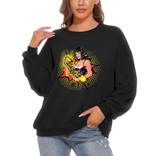 Charger l'image dans la galerie, Sweat / pull ample en peluche à manches bouffantes D85 Personnalisé