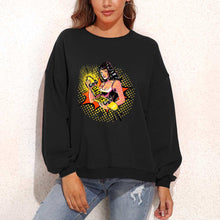 Charger l'image dans la galerie, Sweat / pull ample en peluche à manches bouffantes D85 Personnalisé