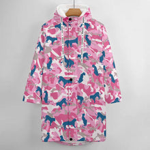 Charger l'image dans la galerie, Impression d'image unique trench-coat polaire long origianl grande taille femme dodu A677 personnalisé avec photo logo motif texte