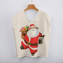 Charger l'image dans la galerie, Impression des multi-images Gilet pull en maille à épaules tombantes Femme MY06 personnalisé avec photo logo texte motif