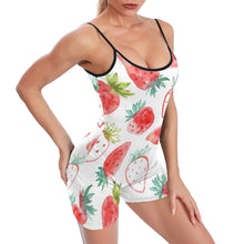 Charger l'image dans la galerie, Combinaison/Tenue de yoga une pièce élégante Femme XG014 impression personnalisée avec image logo motif texte