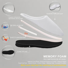 Charger l'image dans la galerie, Pantoufles / chaussons en coton pour homme personnalisé avec photo texte (impression complète une image)