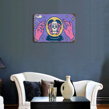 Charger l'image dans la galerie, Peinture personnalisée en feuille de fer avec rouille (Version horizontale)