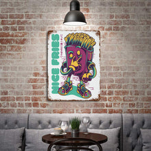 Charger l'image dans la galerie, Peinture personnalisée en feuille de fer avec rouille (Version verticale)