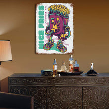 Charger l'image dans la galerie, Peinture personnalisée en feuille de fer avec rouille (Version verticale)