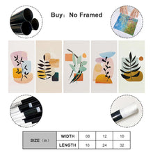 Charger l'image dans la galerie, Peintures suspendues personnalisées: un ensemble de cinq photos (vertical 1: 2)