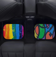 Charger l'image dans la galerie, Ensemble 4 pièces tapis de voiture / tapis auto 3d personnalisé avec photo logo (conception multi-images)