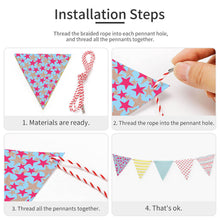 Charger l'image dans la galerie, Personnalisez le drapeau de faire la fête Party Flag avec le logo du texte photo