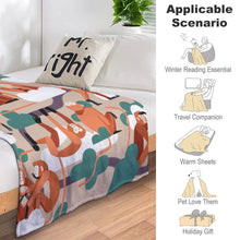 Charger l'image dans la galerie, Couverture de lit canapé en peluche douce confortable personnalisé avec photo image texte motif logo