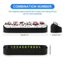 Charger l'image dans la galerie, Plaque de stationnement en plastique personnalisé avec image et texte