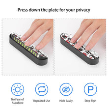 Charger l'image dans la galerie, Plaque de stationnement en plastique personnalisé avec image et texte