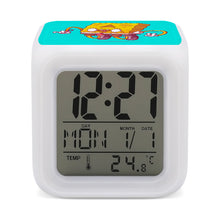 Charger l'image dans la galerie, Réveil personnalisé numérique LED changeant de couleur