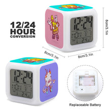 Charger l'image dans la galerie, Réveil personnalisé numérique LED changeant de couleur