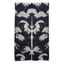 Charger l'image dans la galerie, Rideau de porte personnalisé en chanvre blanc (deux motifs symétriques)