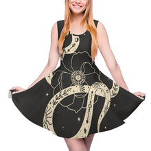 Charger l'image dans la galerie, Robe sans manches à col rond TQ pour femme avec ourlet grand personnalisé avec photo et motif (impression d'image unique)