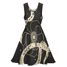 Charger l'image dans la galerie, Robe sans manches à col rond TQ pour femme avec ourlet grand personnalisé avec photo et motif (impression d'image unique)