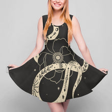 Charger l'image dans la galerie, Robe sans manches à col rond TQ pour femme avec ourlet grand personnalisé avec photo et motif (impression d'image unique)