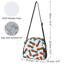Charger l'image dans la galerie, Sac personnalisé repas tout imprimé avec bandoulière réglable