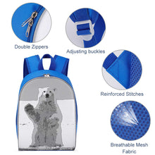 Charger l'image dans la galerie, Sac à dos cartable 13 pouces pour filles garçons ado personnalisé avec photos prénom texte