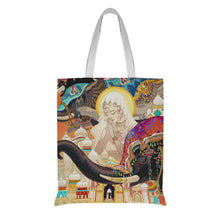 Charger l'image dans la galerie, Sac fourre-tout en coton et lin personnalisé avec photo texte 38*42cm (impression recto-verso)