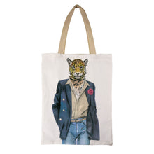 Charger l'image dans la galerie, Sac fourre-tout en toile personnalisé avec photo texte 35*45cm (impression recto-verso)