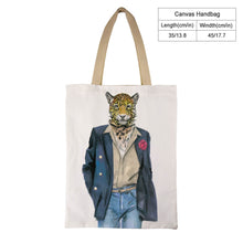 Charger l'image dans la galerie, Sac fourre-tout en toile personnalisé avec photo texte 35*45cm (impression recto-verso)