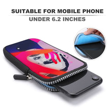 Charger l'image dans la galerie, Sac téléphone portable pour femme homme personnalisé avec photo texte prénom