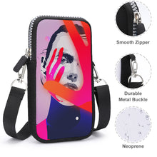 Charger l'image dans la galerie, Sac téléphone portable pour femme homme personnalisé avec photo texte prénom