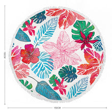 Charger l'image dans la galerie, Serviette de plage personnalisée à franges rondes