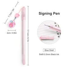 Charger l'image dans la galerie, Stylo Gel Roller personnalisés avec une décoration pendentif