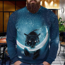 Charger l'image dans la galerie, Sweat shirt Pull-over sans poche homme personnalisé avec photo logo texte motif (impression des multi-images)