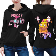 Charger l'image dans la galerie, Sweat à capuche pull à capuche personnalisé photo texte femme avec poche (impression sur deux faces)