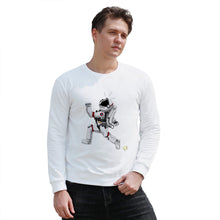 Charger l'image dans la galerie, Sweat ras-du-cou vintage col rond personnalisé avec photo texte