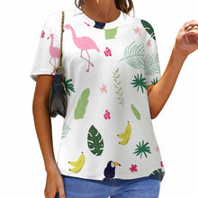 Charger l'image dans la galerie, Impression d'image unique T-shirt col rond grande taille confortable femme NT personnalisé avec photo logo texte motif