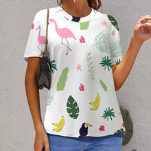 Charger l'image dans la galerie, Impression d'image unique T-shirt col rond grande taille confortable femme NT personnalisé avec photo logo texte motif