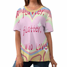 Charger l'image dans la galerie, T-shirt en coton à imprimé code européen pour femmes ZP057 Personnalisé avec photo et texte (Conception multi-images)