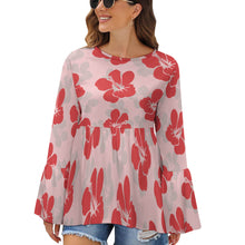 Charger l'image dans la galerie, T-shirt tee shirt manches longues grande taille femme ample chic PL personnalisé avec motif image logo texte (impression d'image unique)