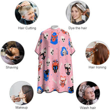 Charger l'image dans la galerie, Tablier de coiffeur cape de coiffeur pour enfants personnalisé avec photos motif texte nom