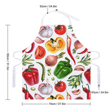 Charger l'image dans la galerie, Tablier de cuisine femme homme avec poches personnalisé avec photo motif logo texte