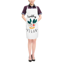 Charger l'image dans la galerie, Tablier de cuisine sans poches pour femme homme personnalisé avec photo motif logo texte